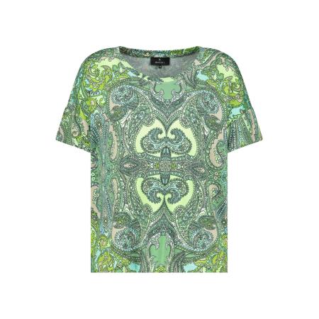Monari monari Shirt aqua / kiwi / donkergroen / wit
