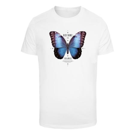 Mister Tee Shirt Become the Change gemengde kleuren / wit