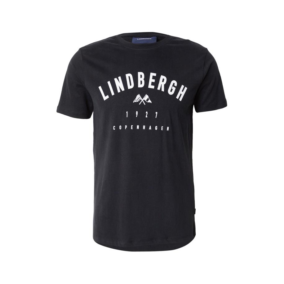 Lindbergh Lindbergh Shirt zwart / wit -