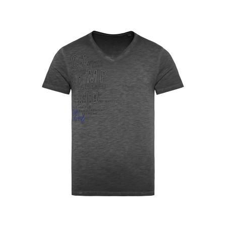 Camp David CAMP DAVID Shirt blauw / zwart gemêleerd / wit