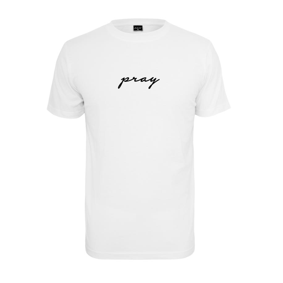 mister tee Mister Tee Shirt Pray zwart / wit -