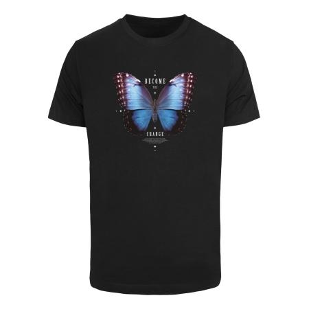 Mister Tee Shirt Become the Change gemengde kleuren / zwart