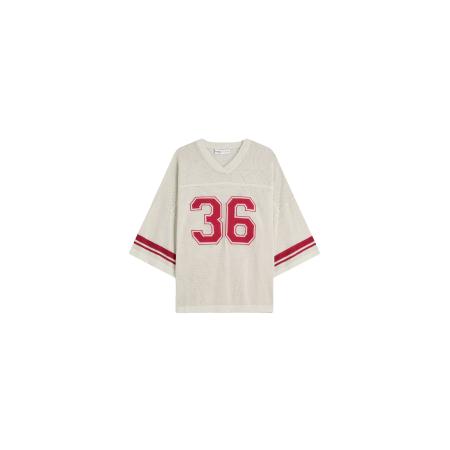 Bershka Bershka Shirt rood / wit