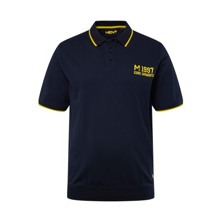 men plus Men Plus Shirt blauw / geel