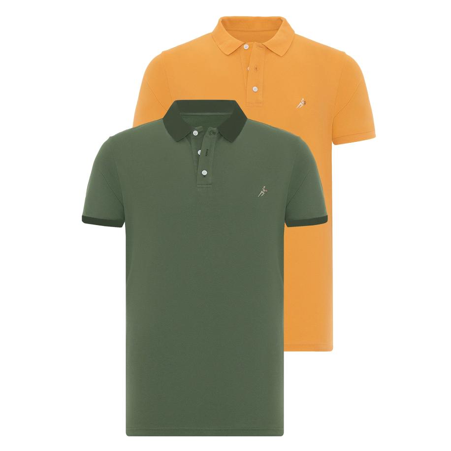 Moxx Paris Moxx Paris Shirt groen / oranje -