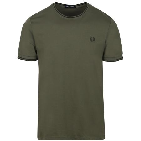 Fred Perry T-shirt Olijfgroen W49
