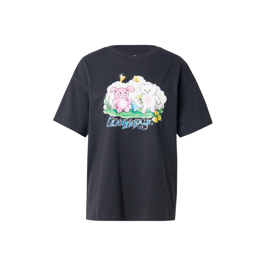 Converse CONVERSE Shirt BESTIES lichtgroen / pink / zwart / offwhite -