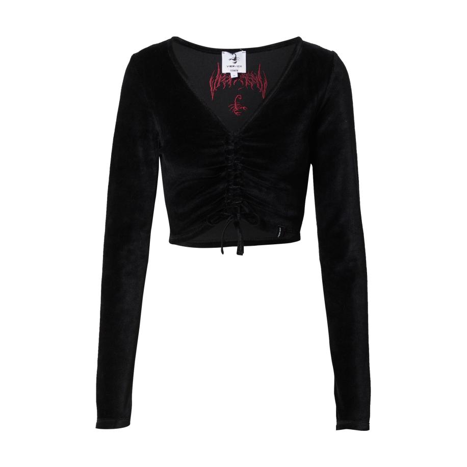 VIERVIER VIERVIER Shirt Joana zwart -
