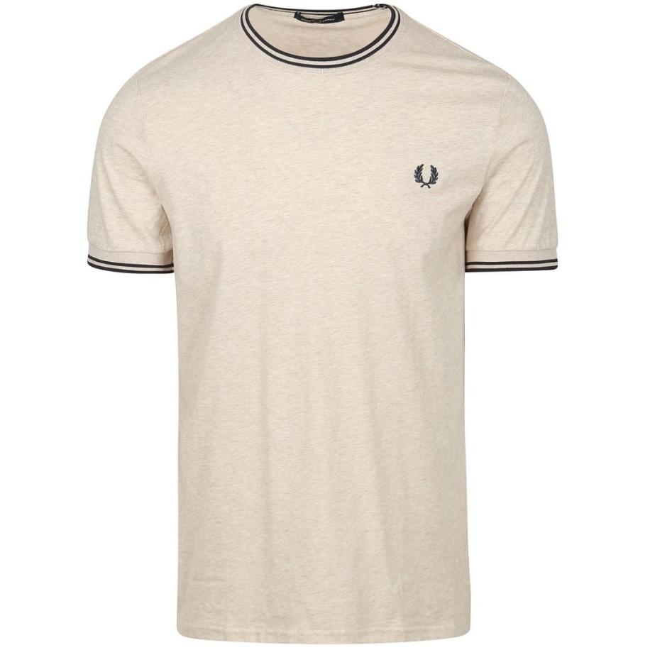 Fred Perry T-Shirt M1588 Greige W50 Grijs