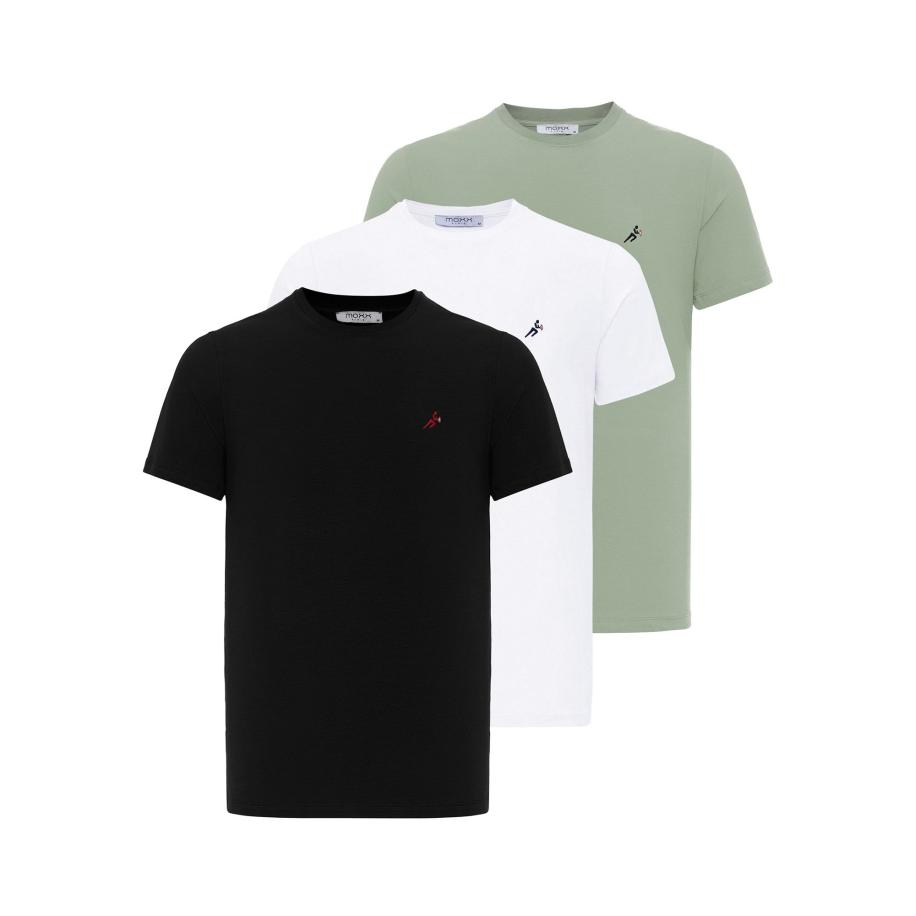 Moxx Paris Shirt pastelgroen / zwart / wit Multicolor