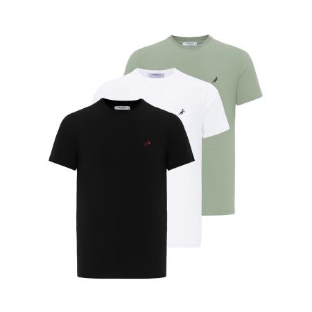 Moxx Paris Moxx Paris Shirt pastelgroen / zwart / wit