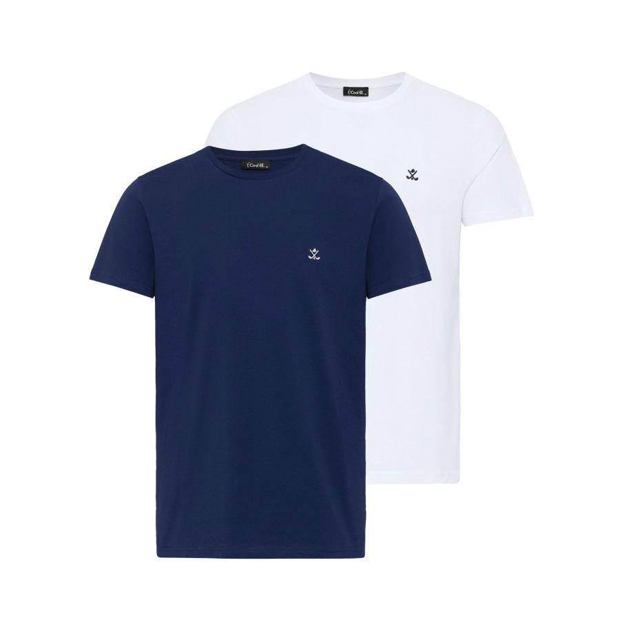 Cool Hill Cool Hill Shirt donkerblauw / wit -