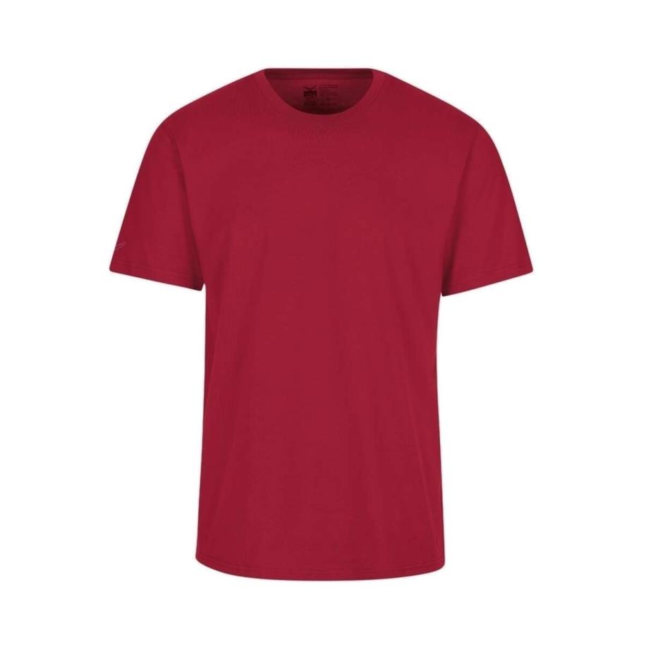 TRIGEMA T-Shirt ronde hals robijn, Effen Rood