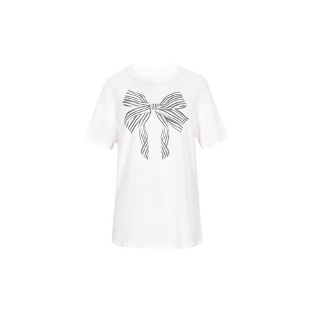 NALLY NALLY Shirt Fashion Look antraciet / wit