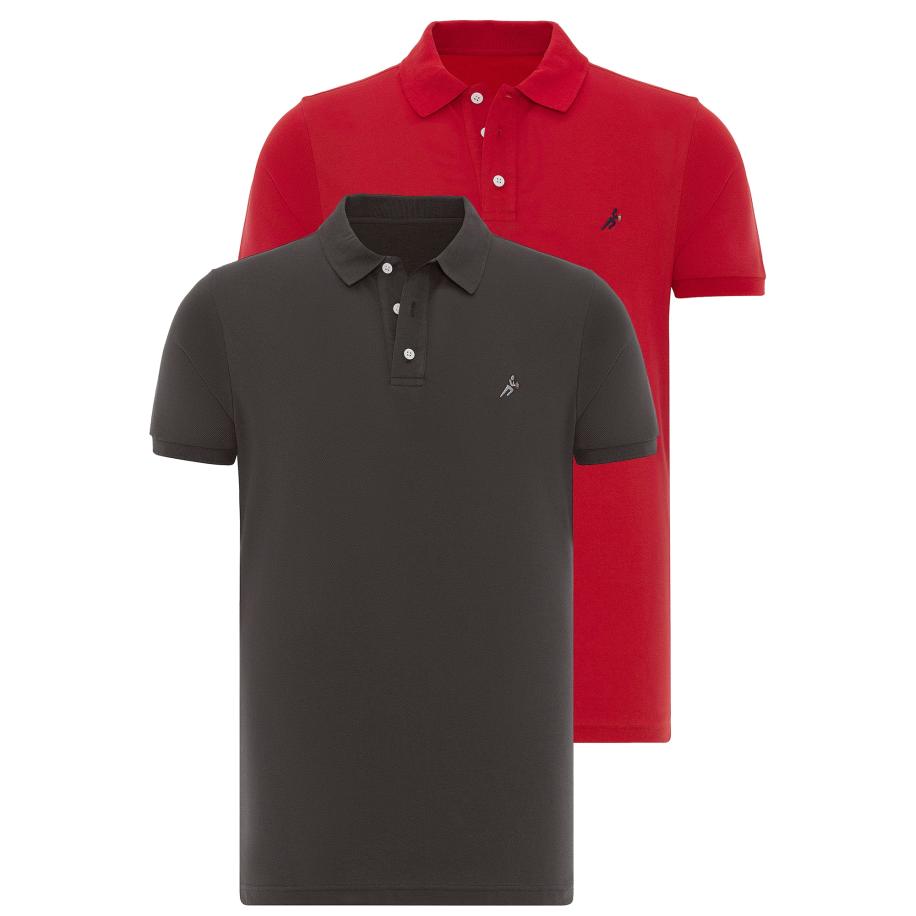 Moxx Paris Moxx Paris Shirt ROTTERDAM bruin / rood -