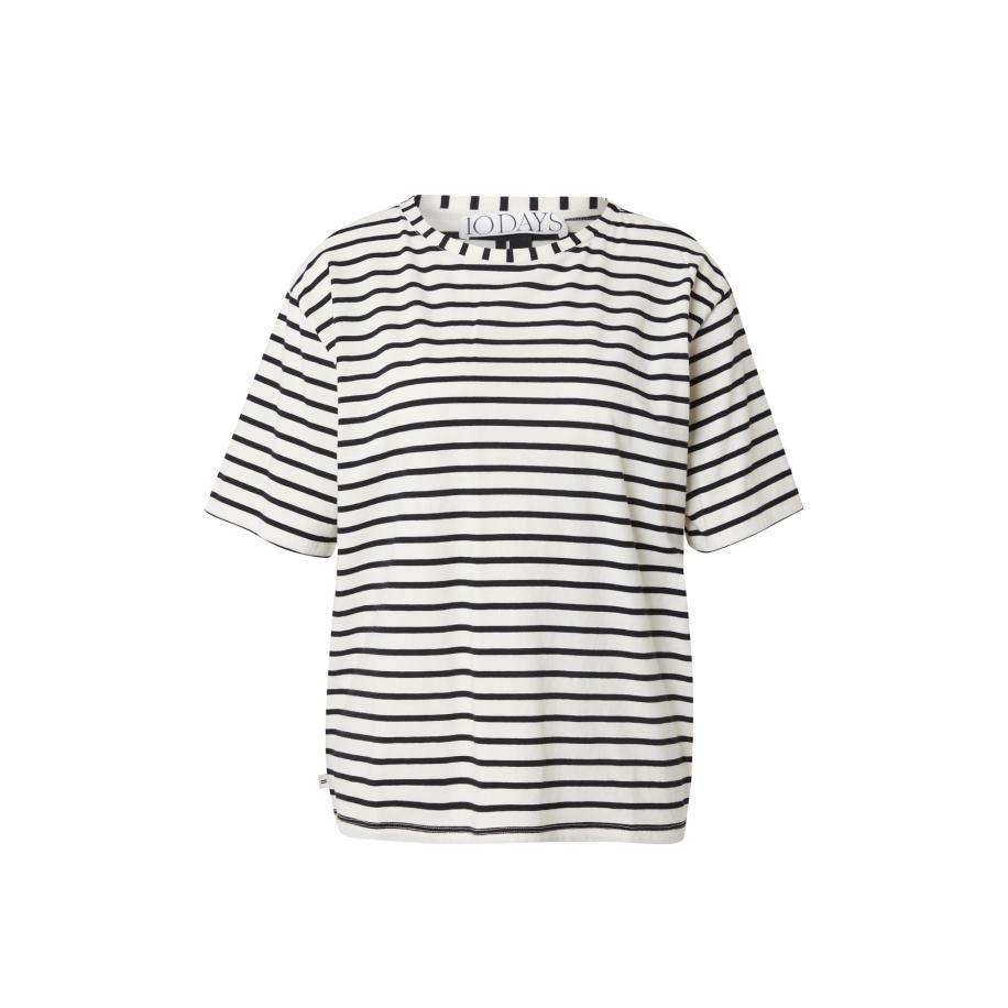 10Days Shirt zwart / wit Wit