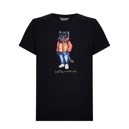 Maniita Lacitta CAT by Maniita Lacitta Shirt donkerblauw