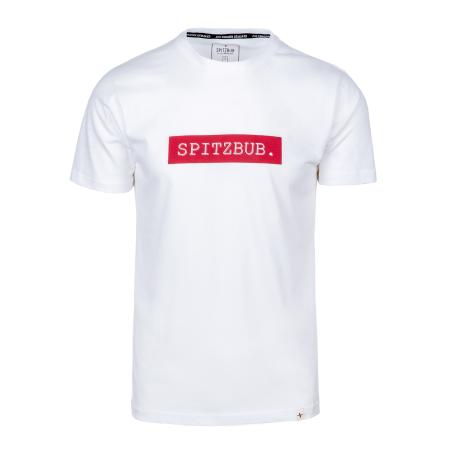 SPITZBUB Shirt beige / rood / wit