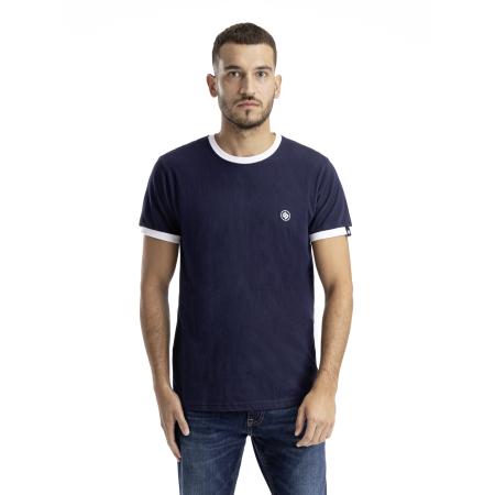 SPITZBUB Shirt donkerblauw / wit