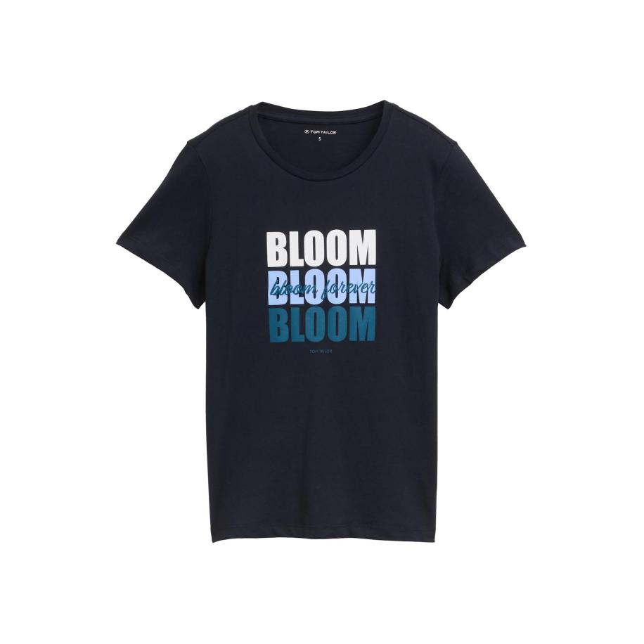 Tom Tailor TOM TAILOR Shirt navy / saffier / lichtblauw / wit -