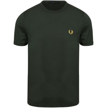 Fred Perry Ringer T-Shirt Groen X89