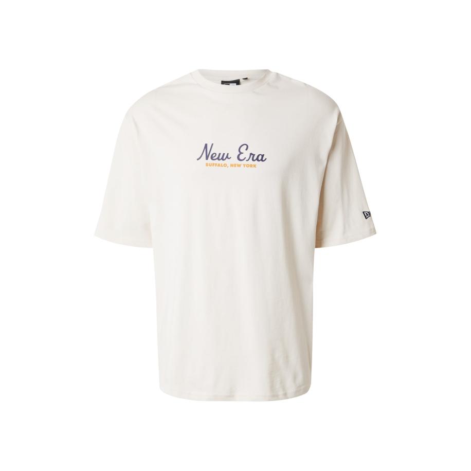New Era NEW ERA Shirt lichtbeige / blauw / goudgeel -