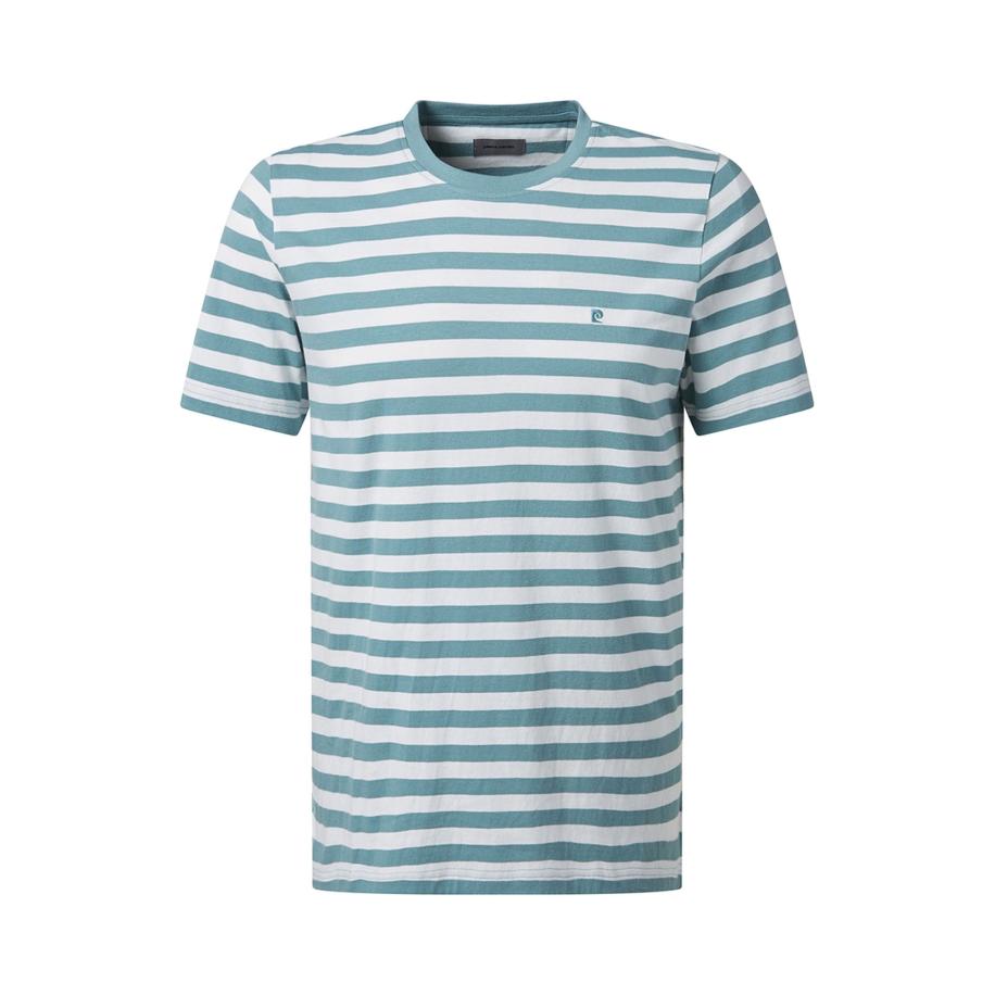 Pierre Cardin PIERRE CARDIN Shirt turquoise / wit -