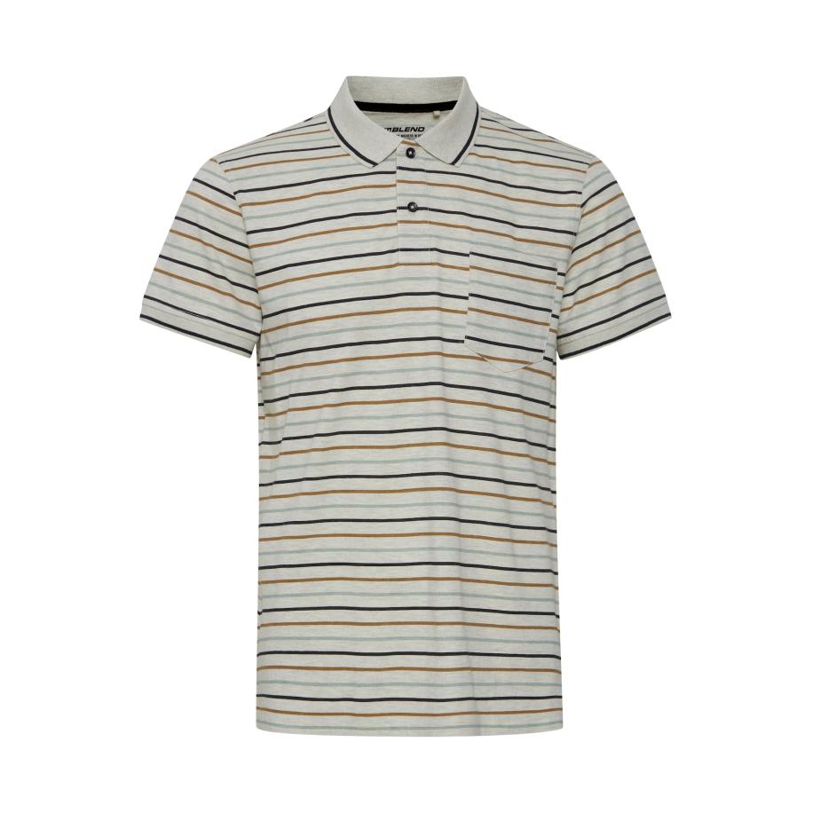 Blend BLEND Shirt Dominik bruin / grijs / mintgroen / zwart -