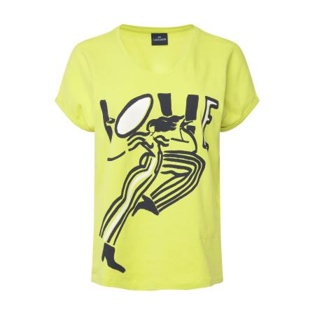 LAURASØN LAURASØN Shirt groen / zwart / wit