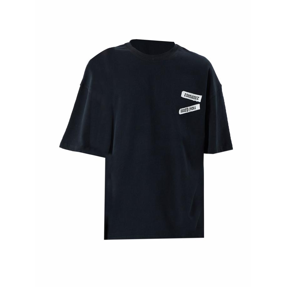 VAMOS CLO Shirt gemengde kleuren / zwart / wit Zwart