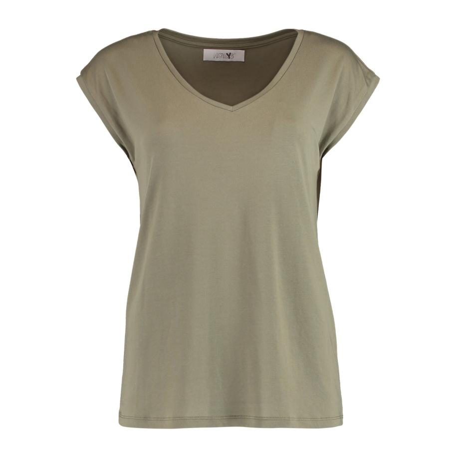 Hailys Hailys Shirt Pi44per kaki -