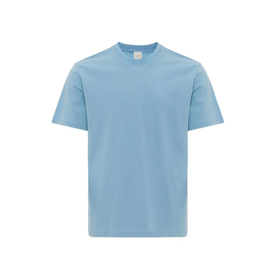 Cortera Cortera Shirt Arnaldo lichtblauw / zwart -