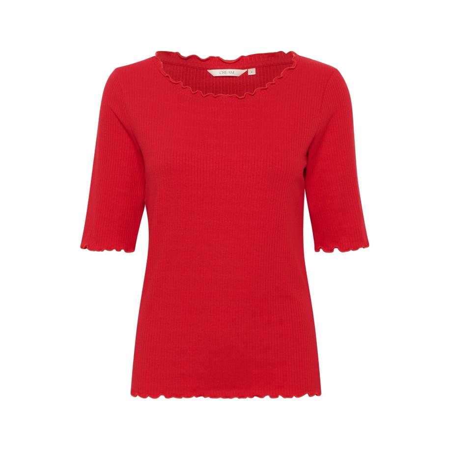 Cream Cream Shirt CRRibba knalrood -