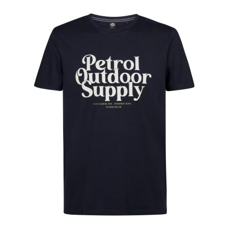 Petrol Industries Petrol Industries Shirt blauw / wit