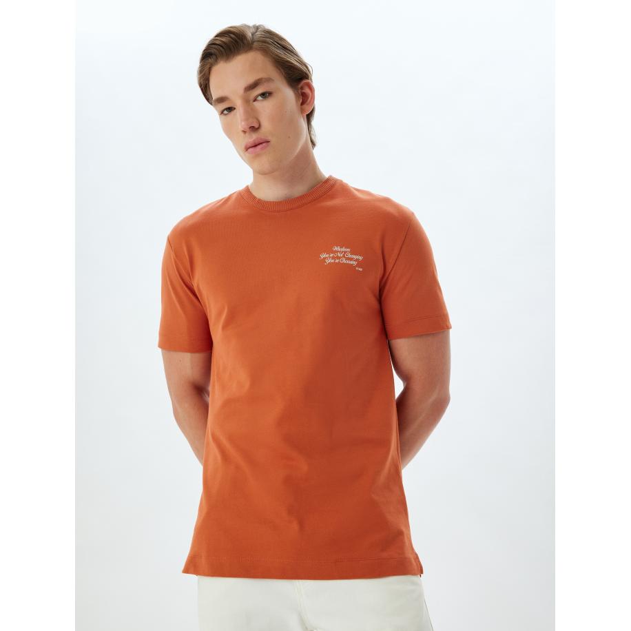 Koton Koton Shirt oranje / wit -