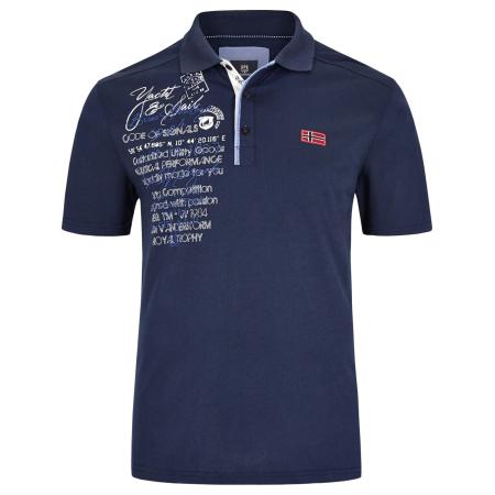 jan vanderstorm Jan Vanderstorm Shirt Jano navy / wit