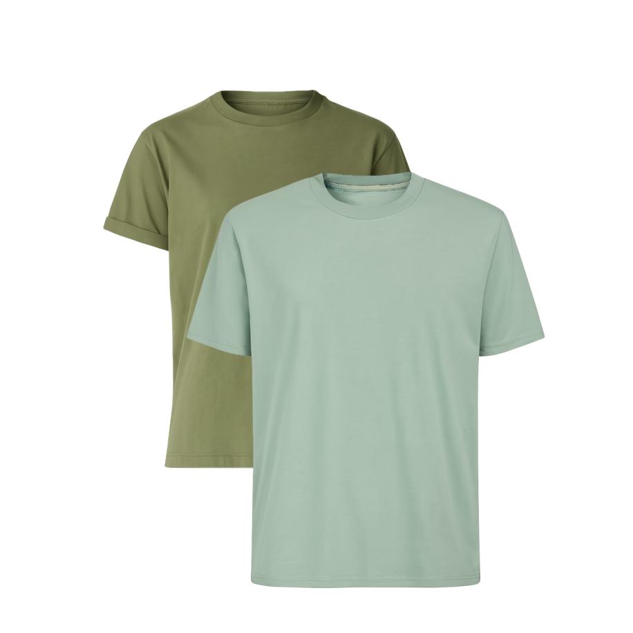 C&City C&City Shirt kaki / mintgroen -