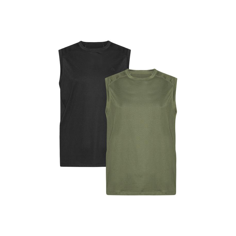 DANISH ENDURANCE DANISH ENDURANCE Shirt olijfgroen / zwart -