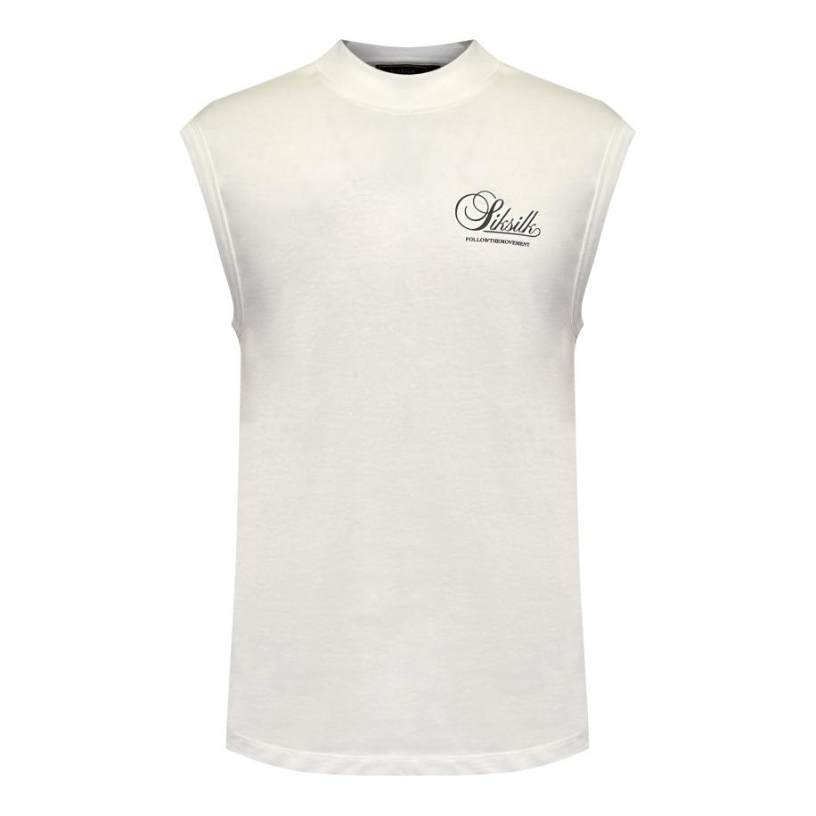 SikSilk SikSilk Shirt ecru / zwart -