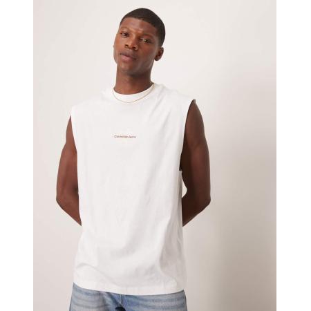 Calvin Klein Jeans - Hemdje met monologo in wit