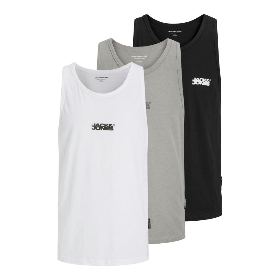 Jack & Jones JACK & JONES Shirt JCOSAGO grijs / zwart / wit -