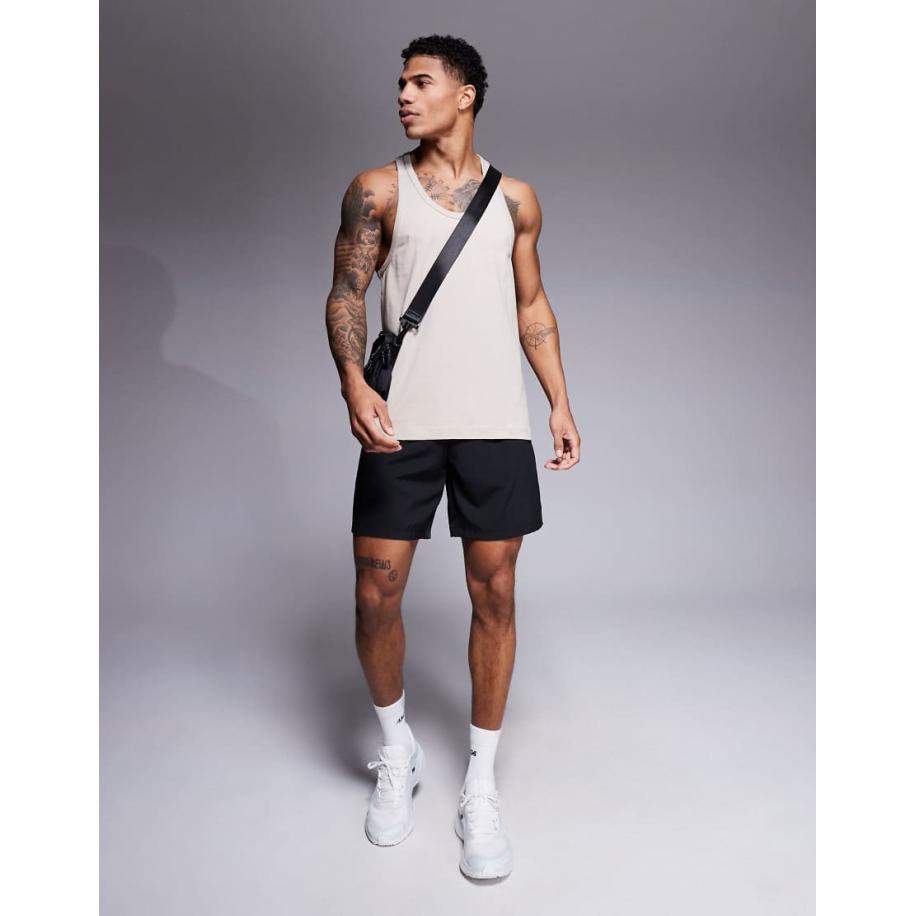 4505 - Icon - Trainingshemd van sneldrogend katoen in taupe-Neutraal Multicolor