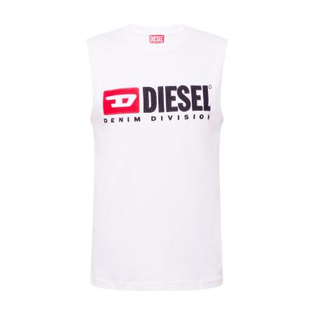 Diesel DIESEL Shirt T-Isco-Div bloedrood / zwart / wit