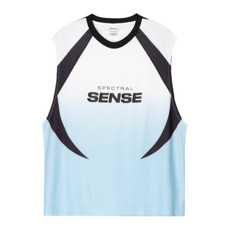 Bershka Bershka Shirt lichtblauw / zwart / wit