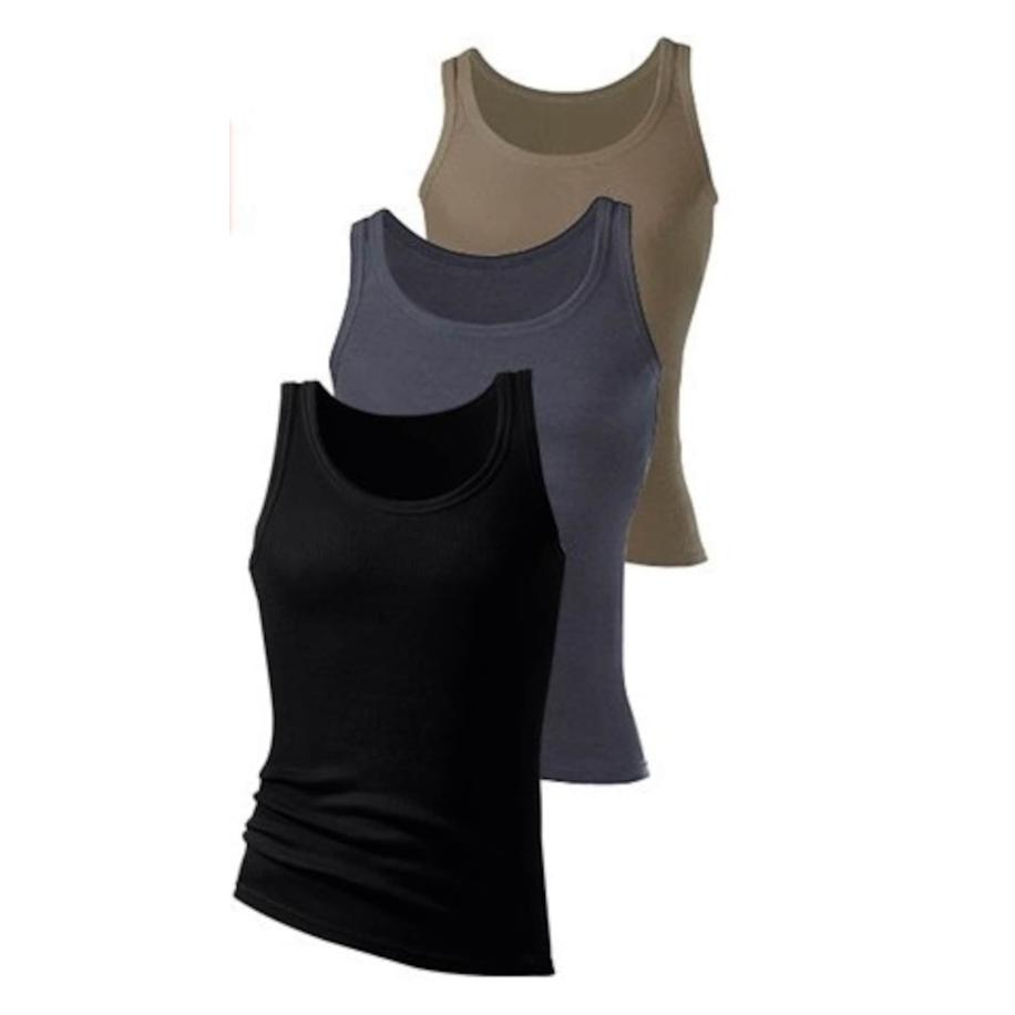 H.I.S H.I.S Shirt antraciet / kaki / zwart -