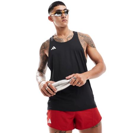 adidas - Running - Adizero - Essentials - Hemdje in zwart