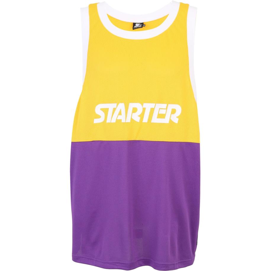 Starter Starter Shirt geel / lila / wit -