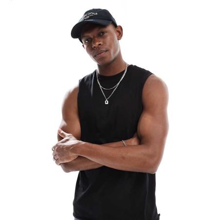 River Island - Hemdje in zwart