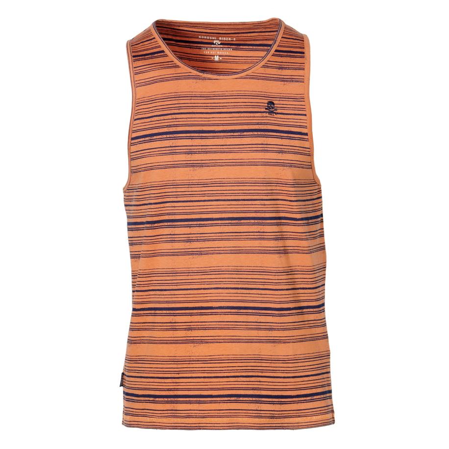 KOROSHI KOROSHI Shirt oranje / zwart -