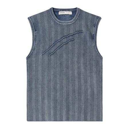 Bershka Bershka Shirt marine / wit